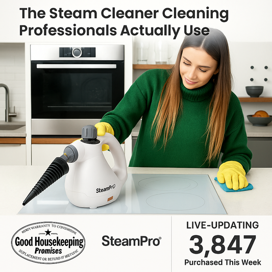 SteamPro®: Limpeza Profunda Sem Esforço