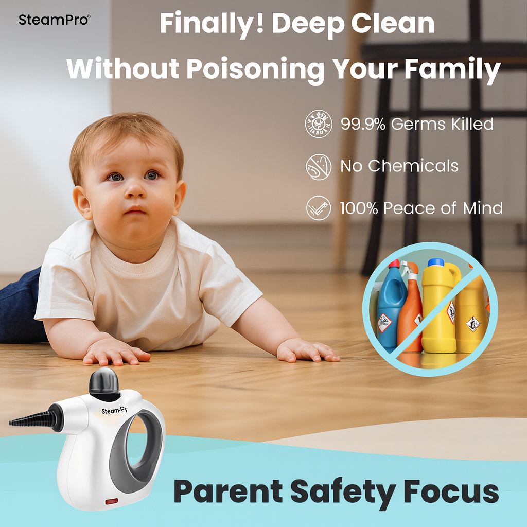 SteamPro®: Limpeza Profunda Sem Esforço